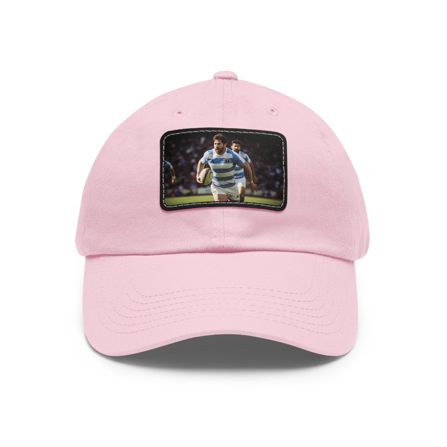 Rugby Messi Rectangle Leather Patch Hat