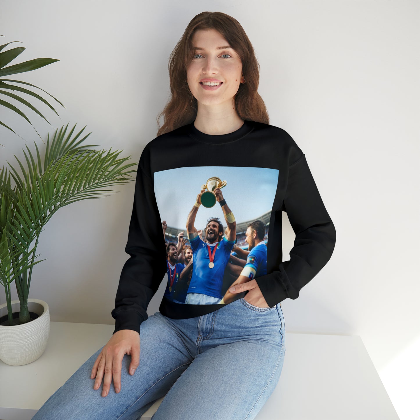 Italy Lifting the RWC - black sweatshirt