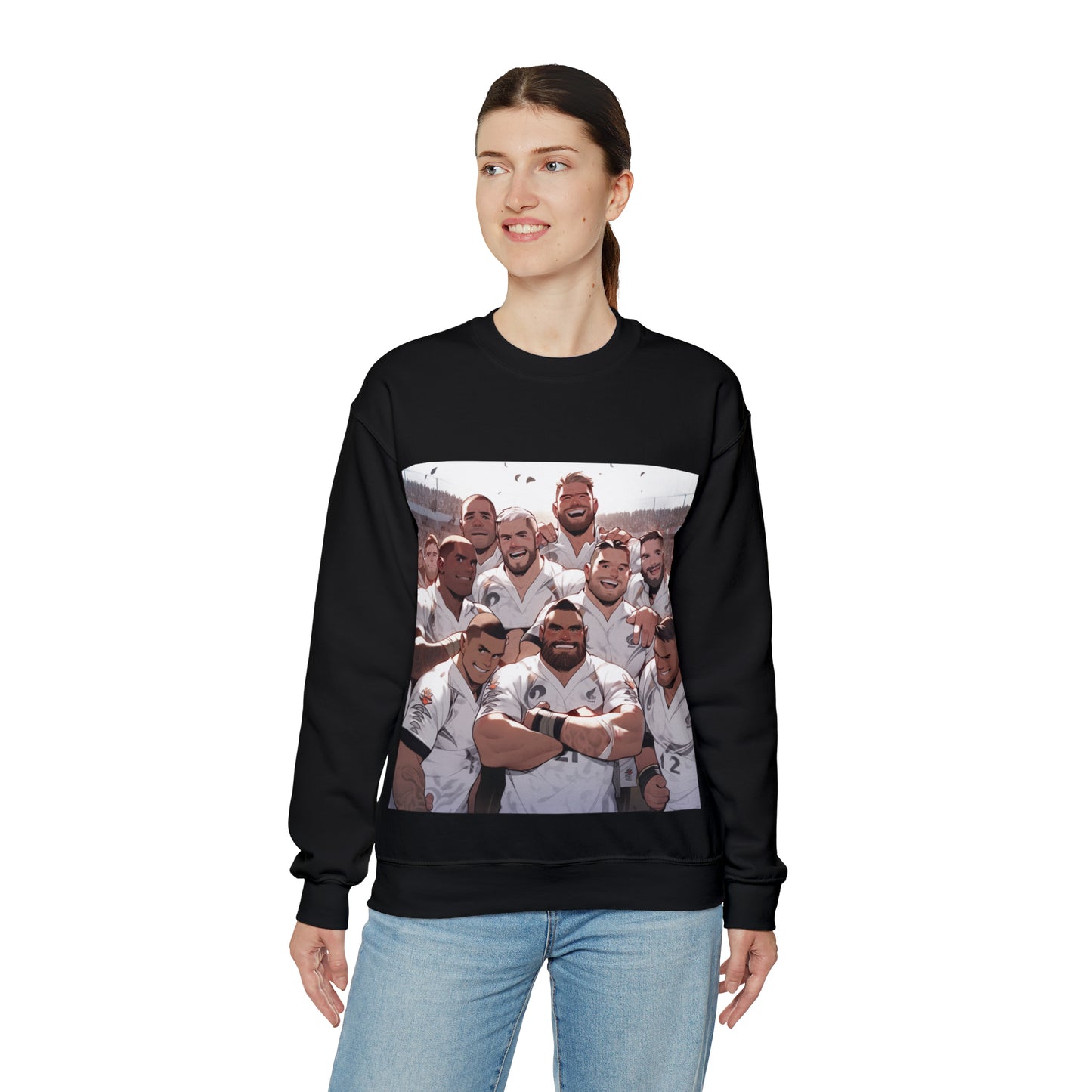 Comic book Fiji - black sweatshirt