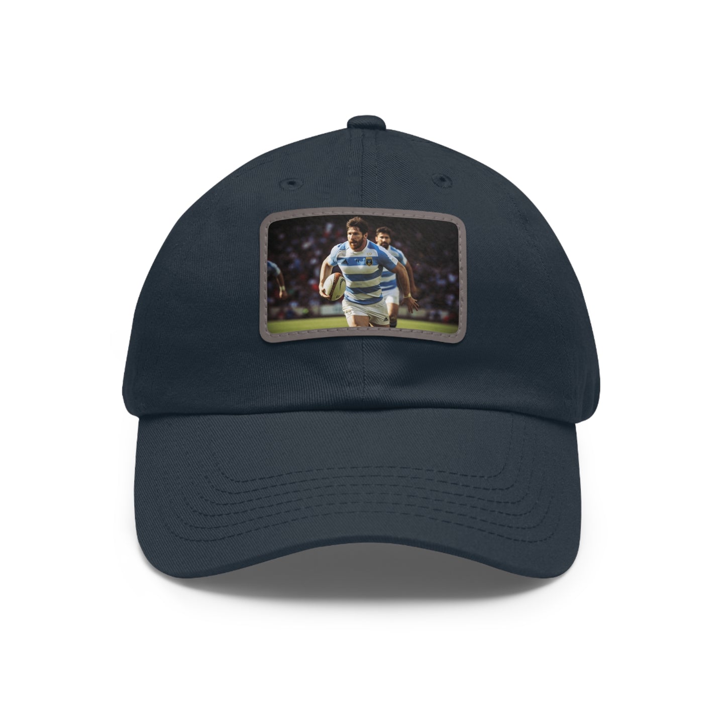 Rugby Messi Rectangle Leather Patch Hat