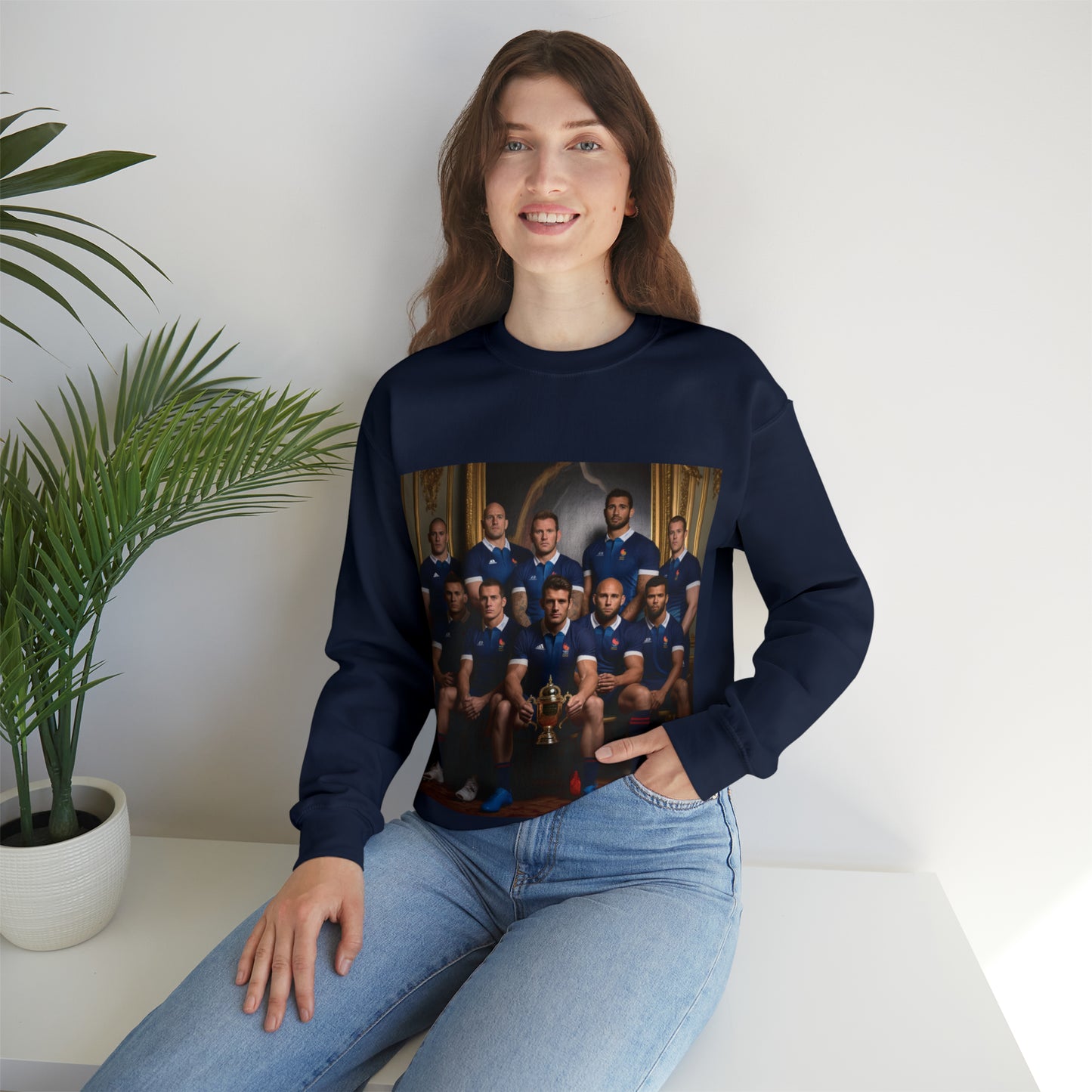 France World Cup Photoshoot - dark sweatshirts