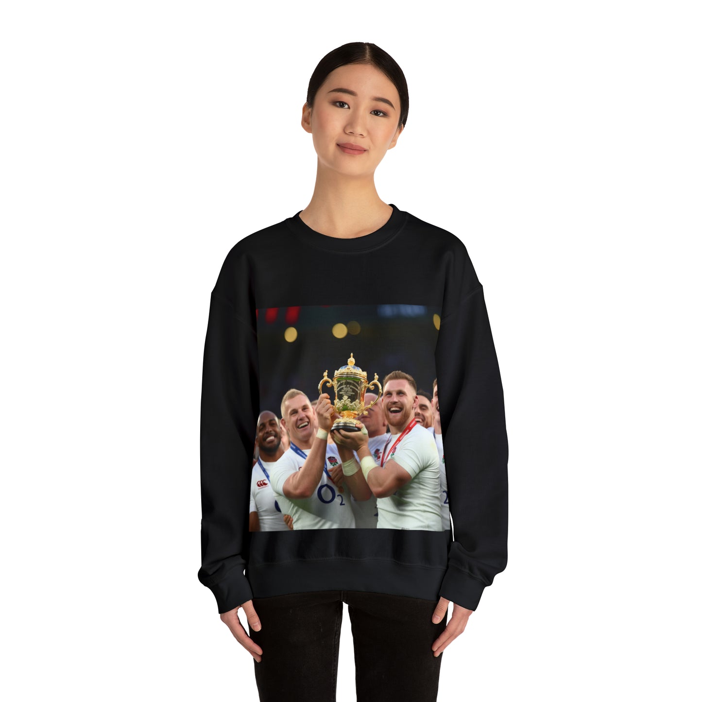 England Celebrating Winning World Cup - black sweatshirt