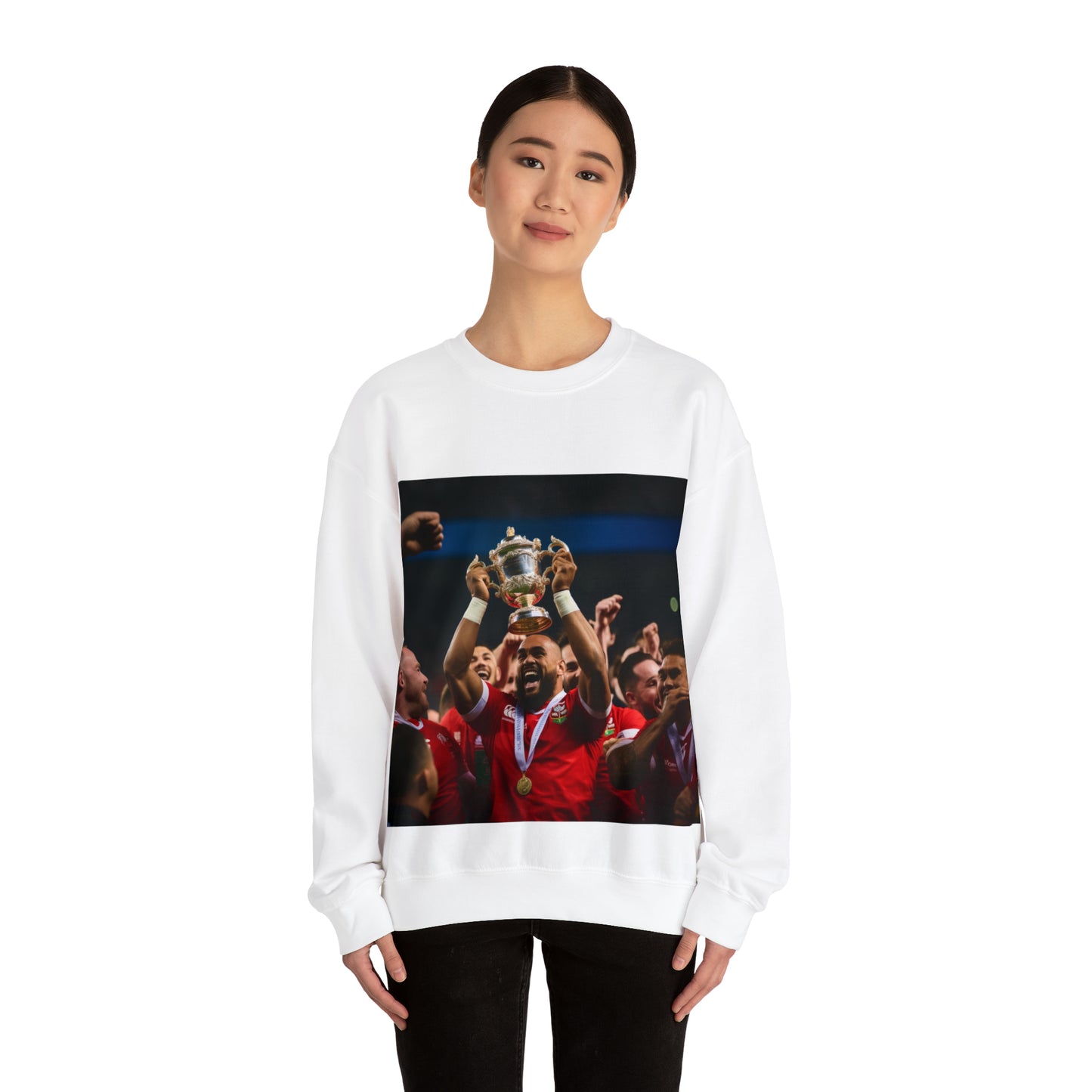 Tonga lifting the RWC - light sweatshirts