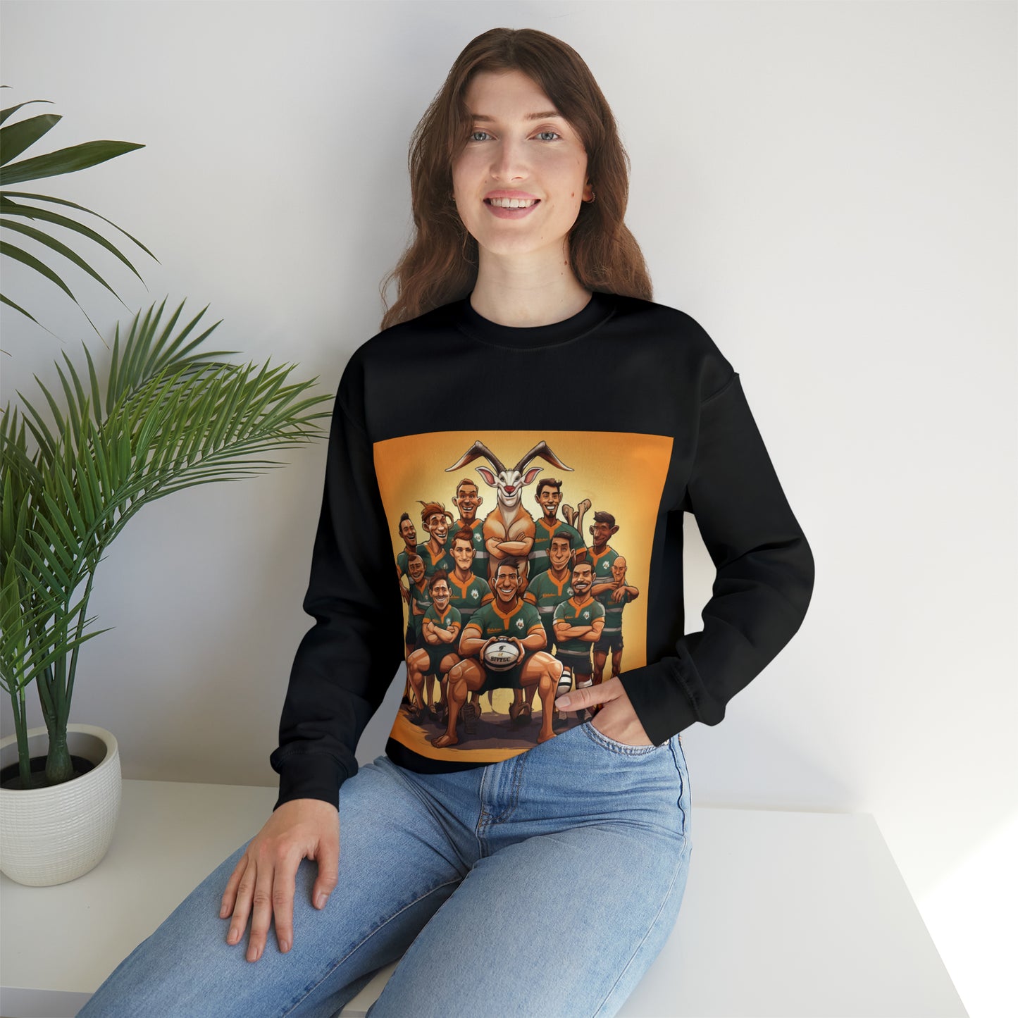 Springboks Team Photo - black sweatshirt