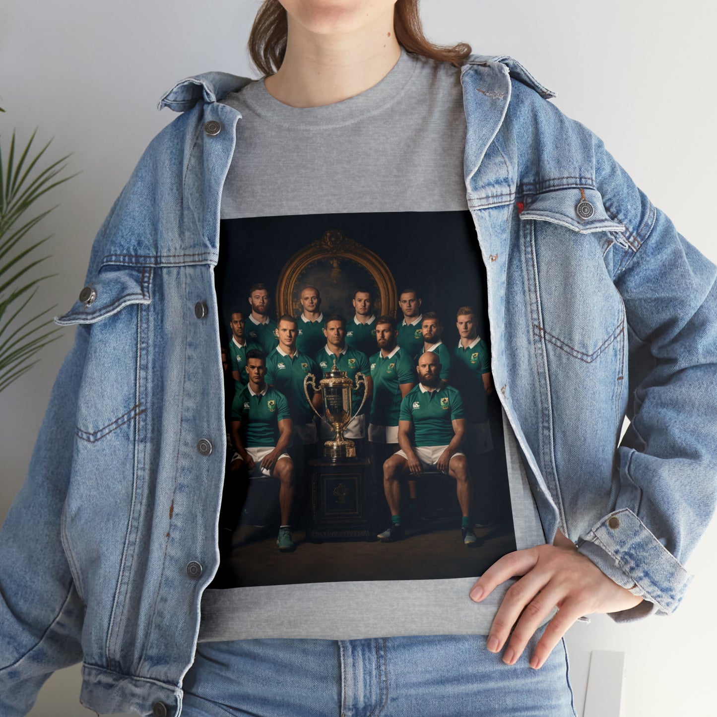 Ireland World Cup photoshoot - light shirts