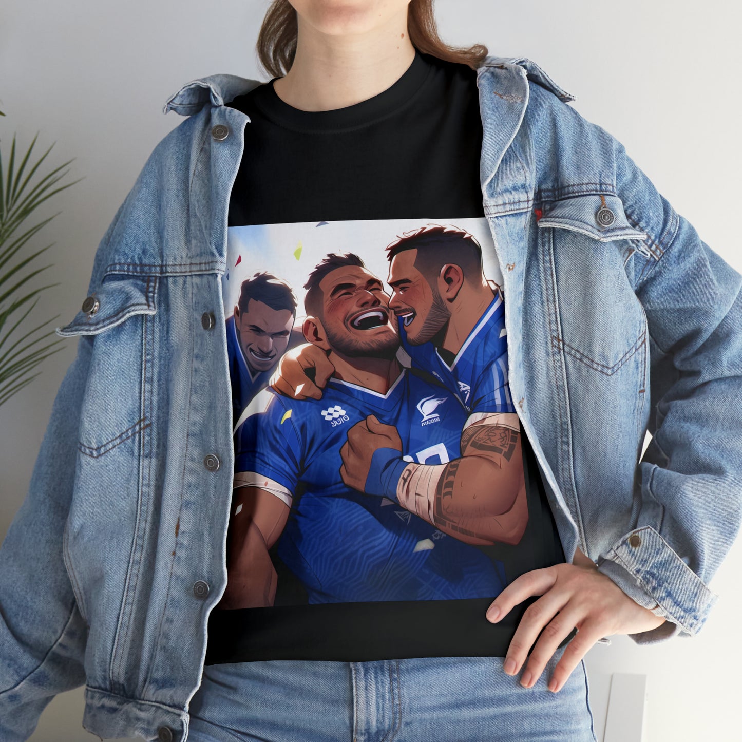 Post Match Samoa - dark shirts