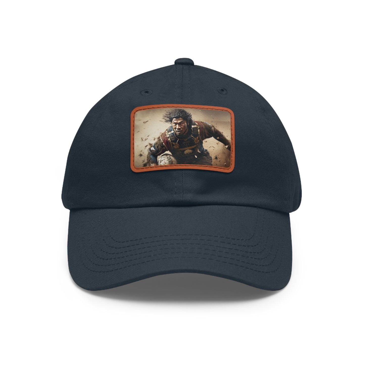 Samurai Rectangle Leather Patch Hat