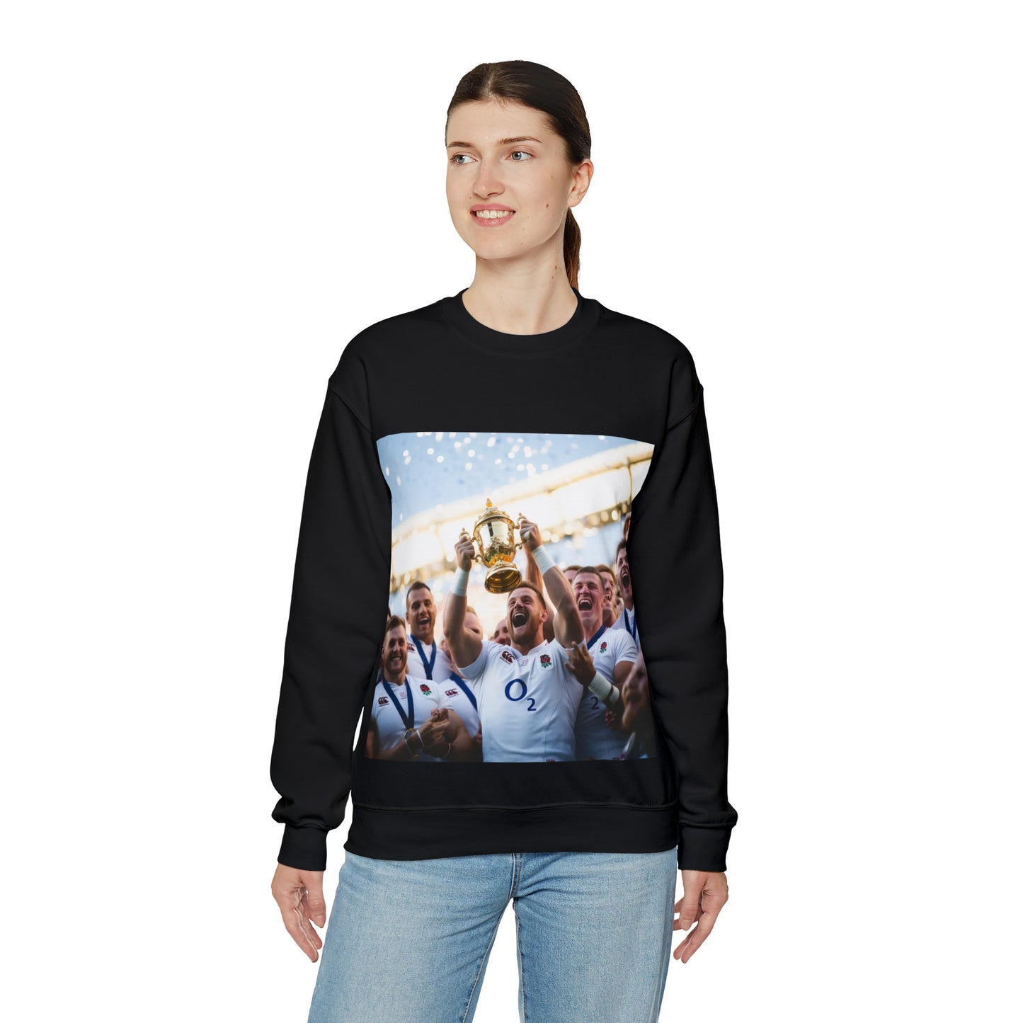 England Lifting Web Ellis Cup - black sweatshirt
