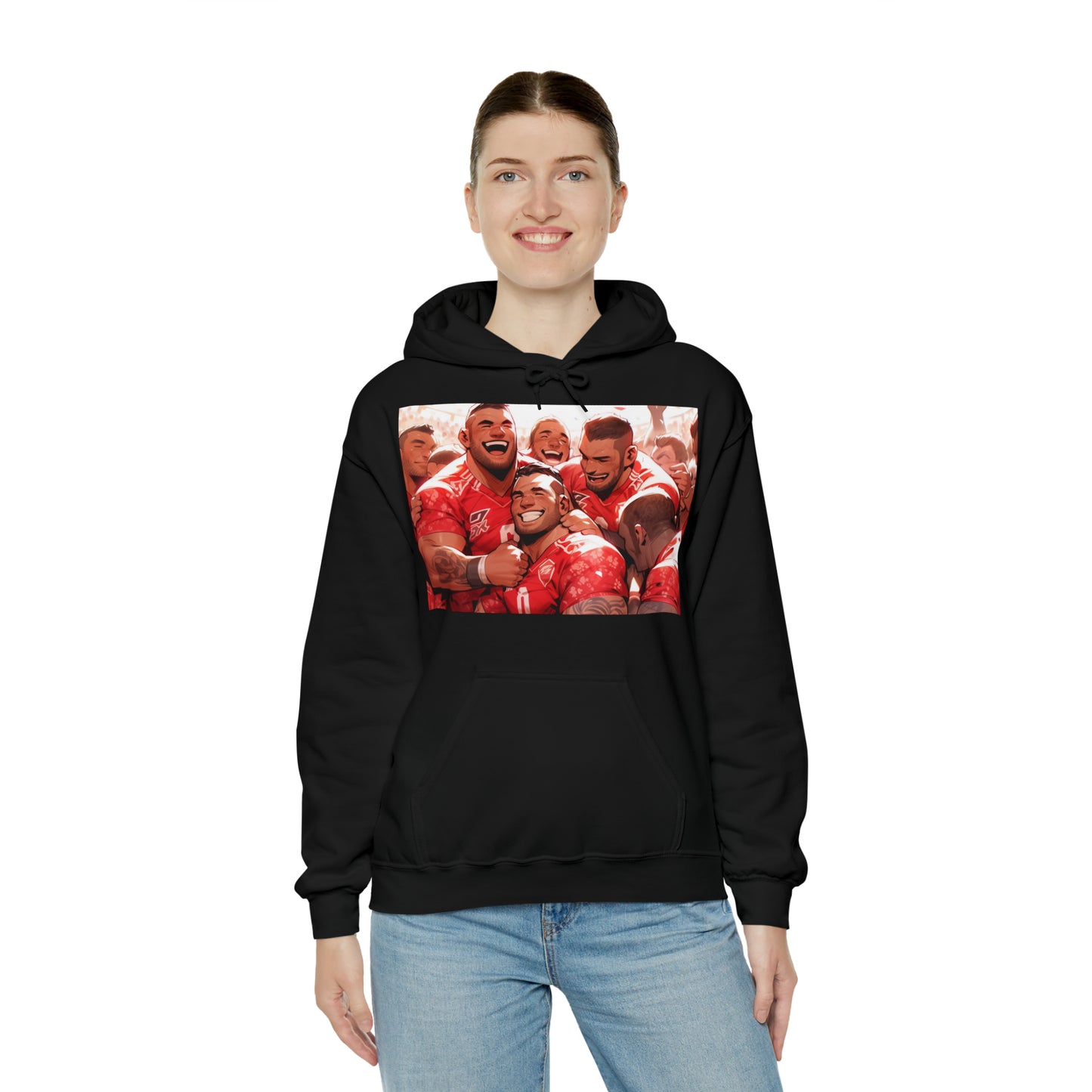 Happy Tonga - dark hoodies