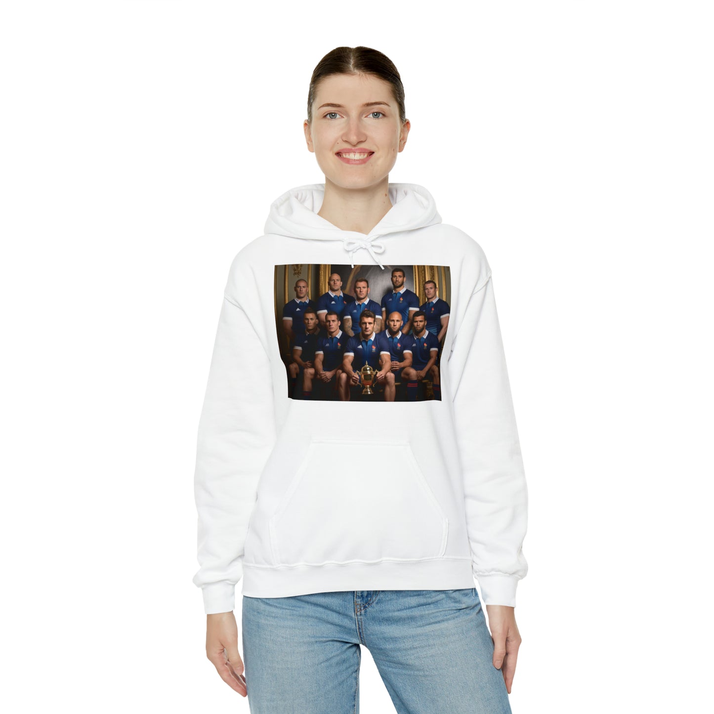 France World Cup Photoshoot - light hoodies