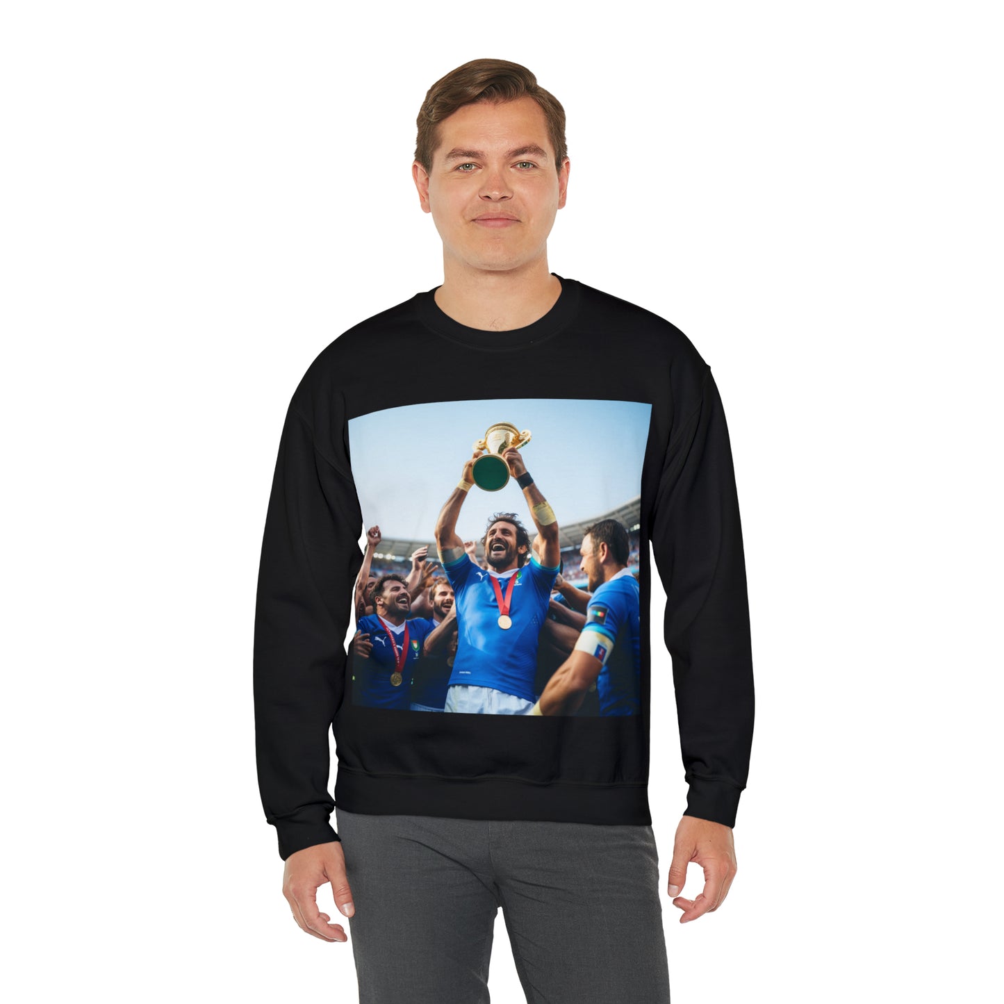 Italy Lifting the RWC - black sweatshirt