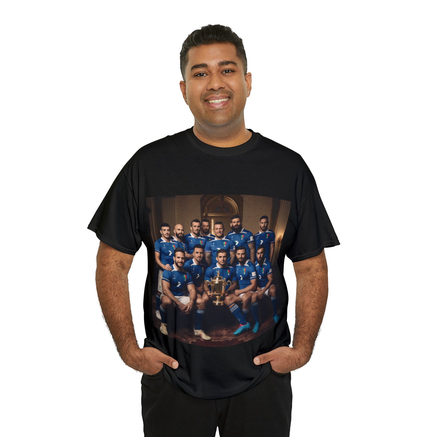 Italy World Cup photoshoot - dark shirts