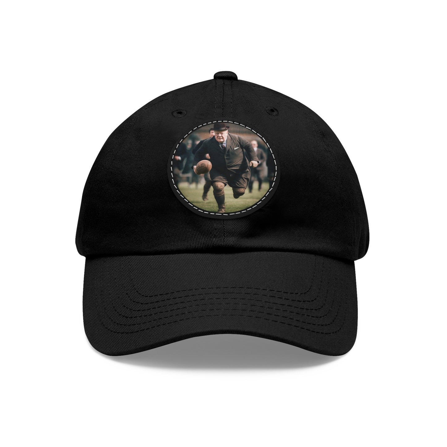 Winston Churchill Round Patch hat