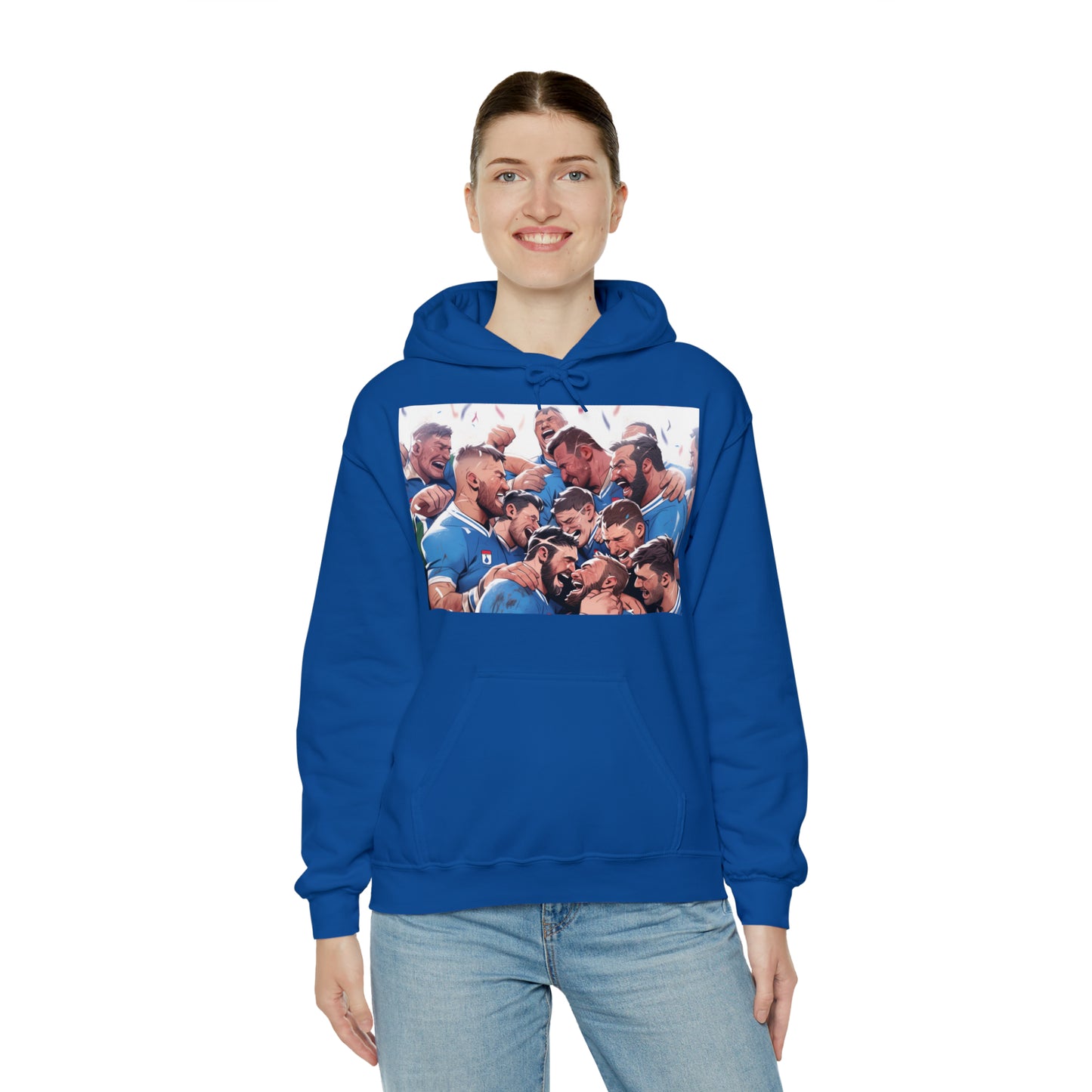 Post Match Italy - dark hoodies