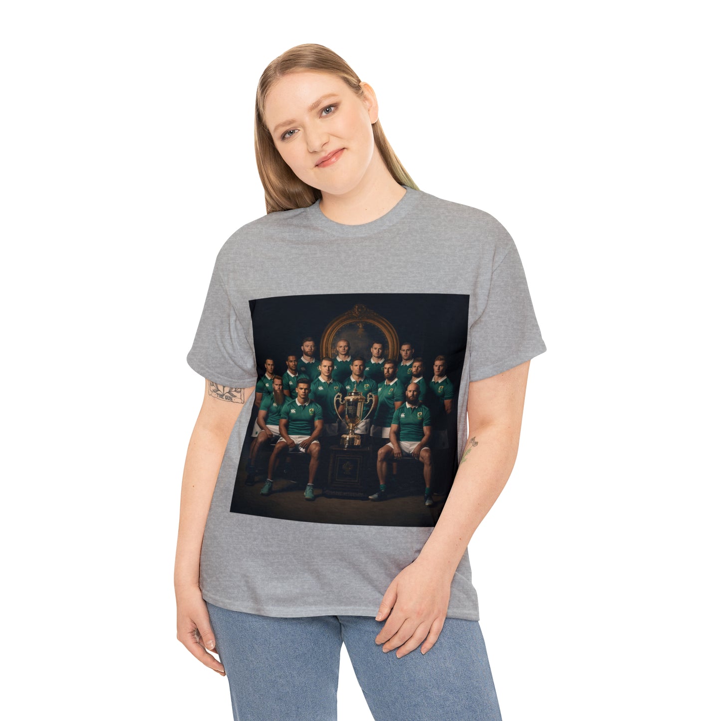 Ireland World Cup photoshoot - light shirts
