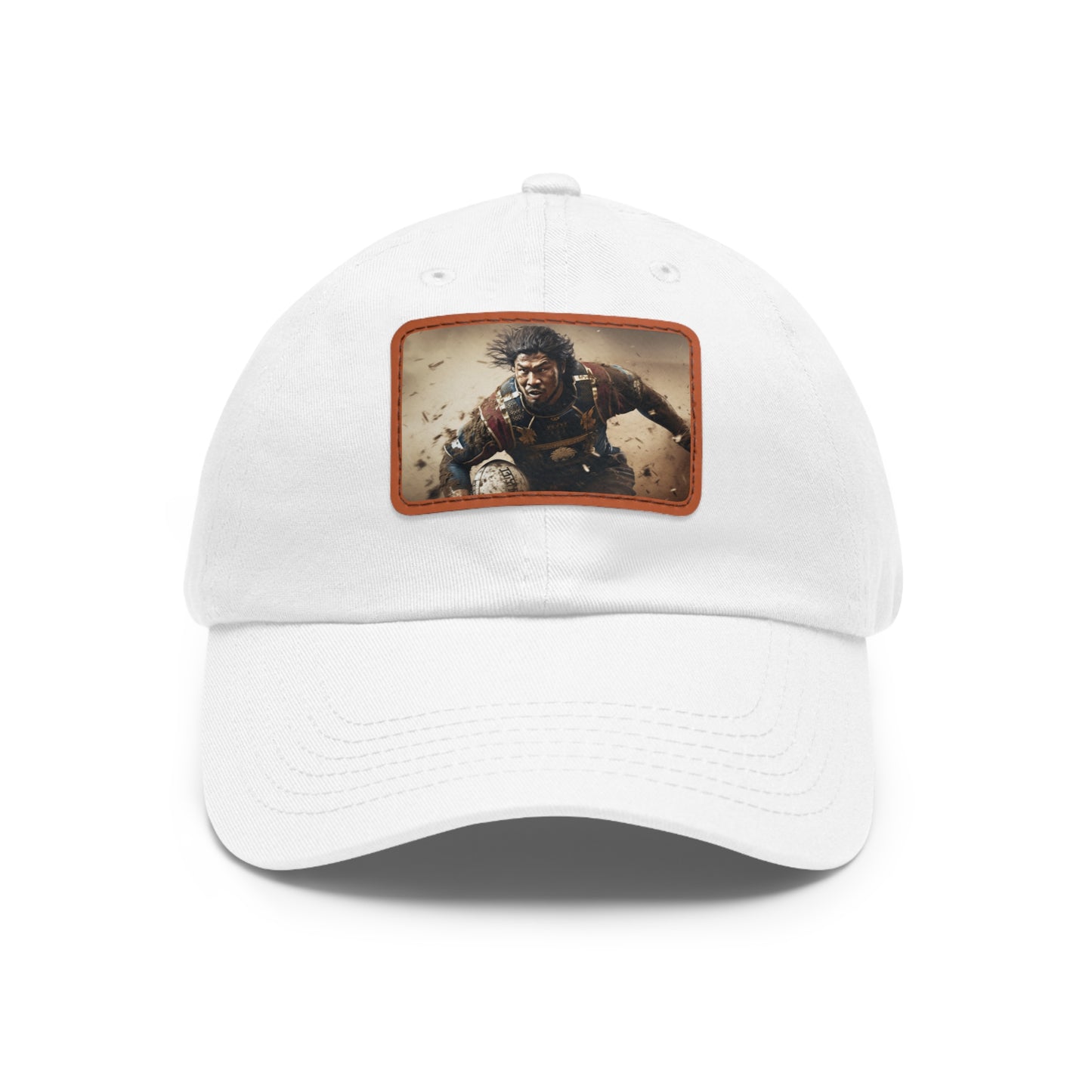 Samurai Rectangle Leather Patch Hat