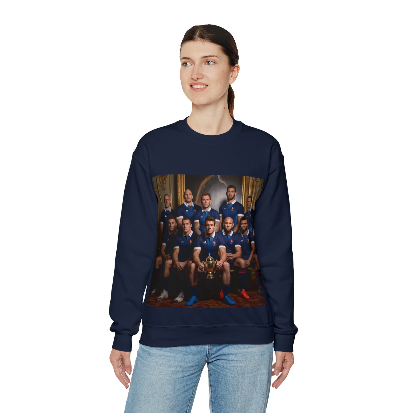 France World Cup Photoshoot - dark sweatshirts