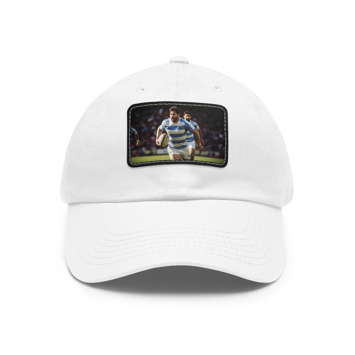 Rugby Messi Rectangle Leather Patch Hat