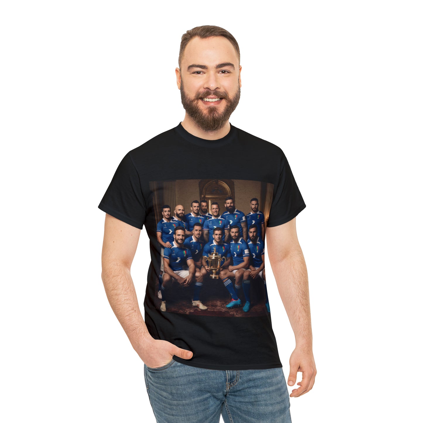 Italy World Cup photoshoot - dark shirts
