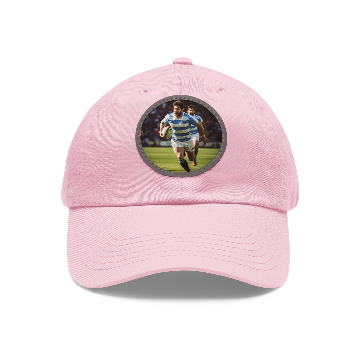 Rugby Messi Round Leather Patch Hat