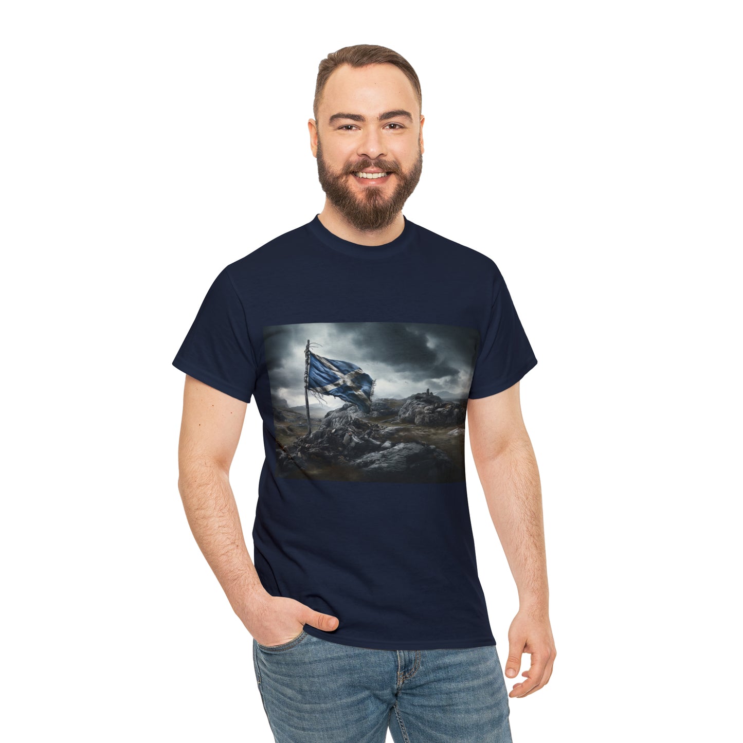 Scottish Flag - dark shirts