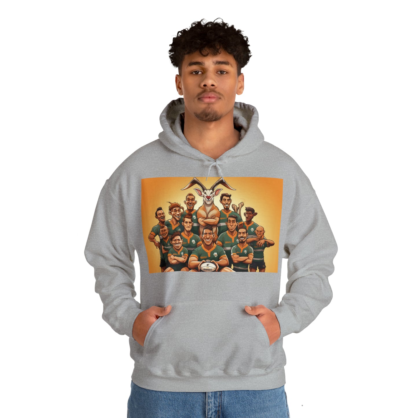 Springboks Team Photo - light hoodies