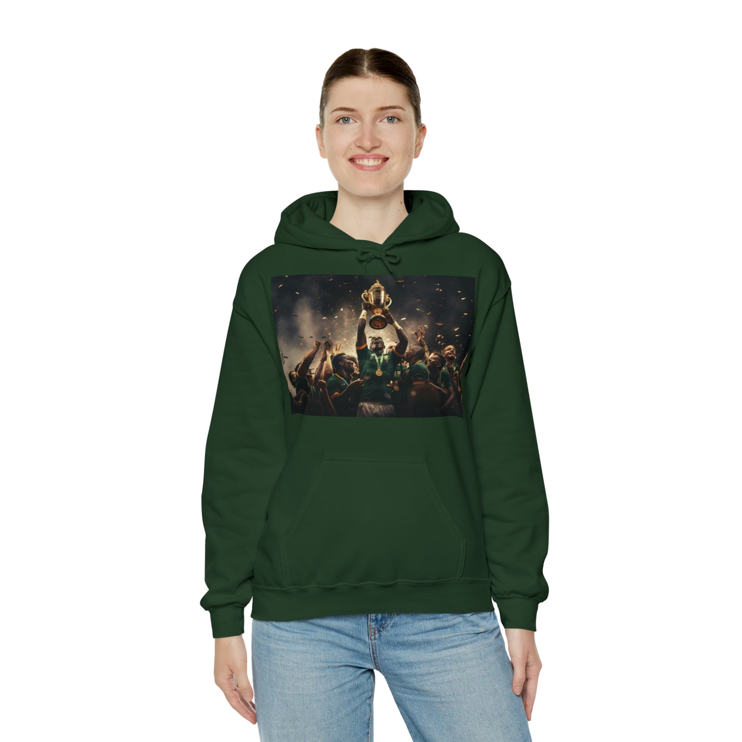 Springboks lifting RWC - dark hoodies
