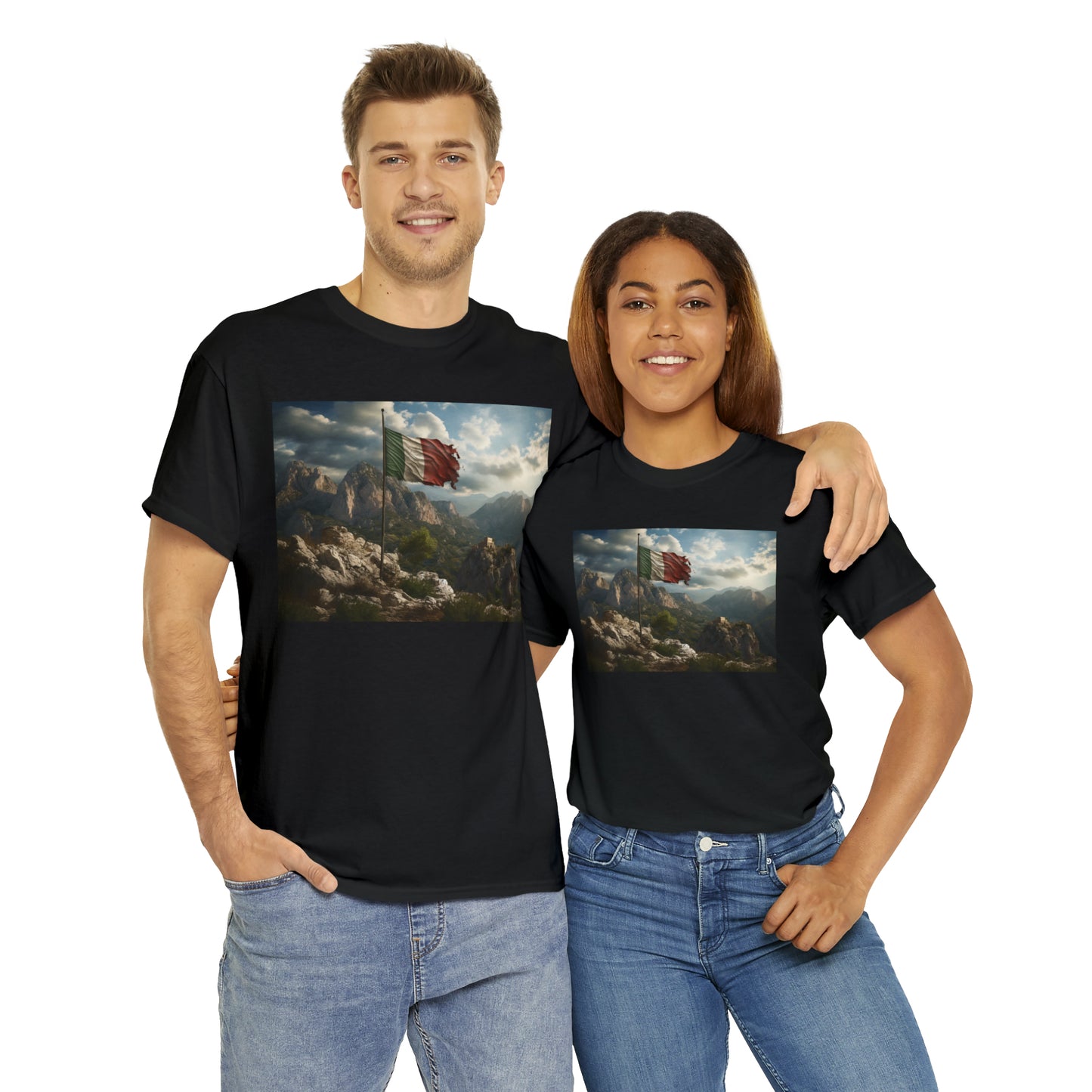 Italy Flag - dark shirts