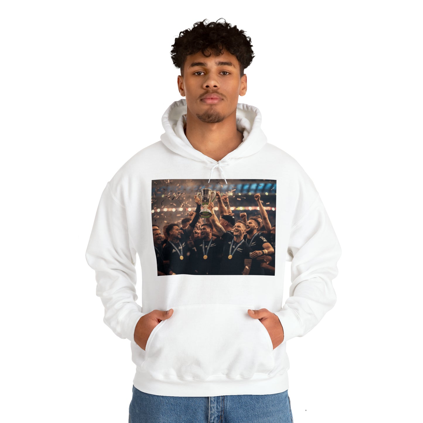 All Blacks World Cup Celebration - light hoodies