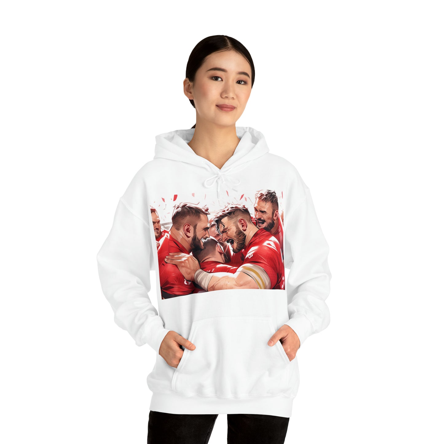 Post Match Wales - light hoodies