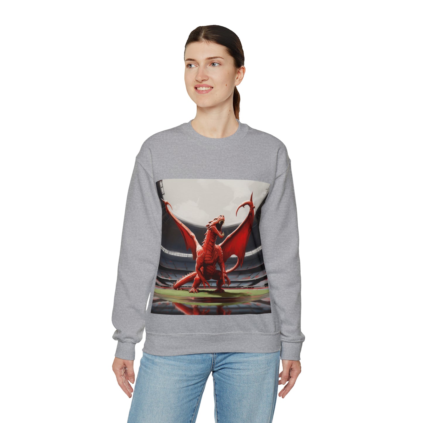 Welsh Dragon - light sweatshirts