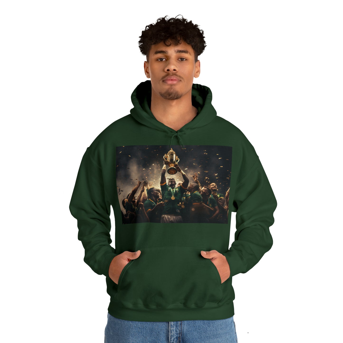 Springboks lifting RWC - dark hoodies