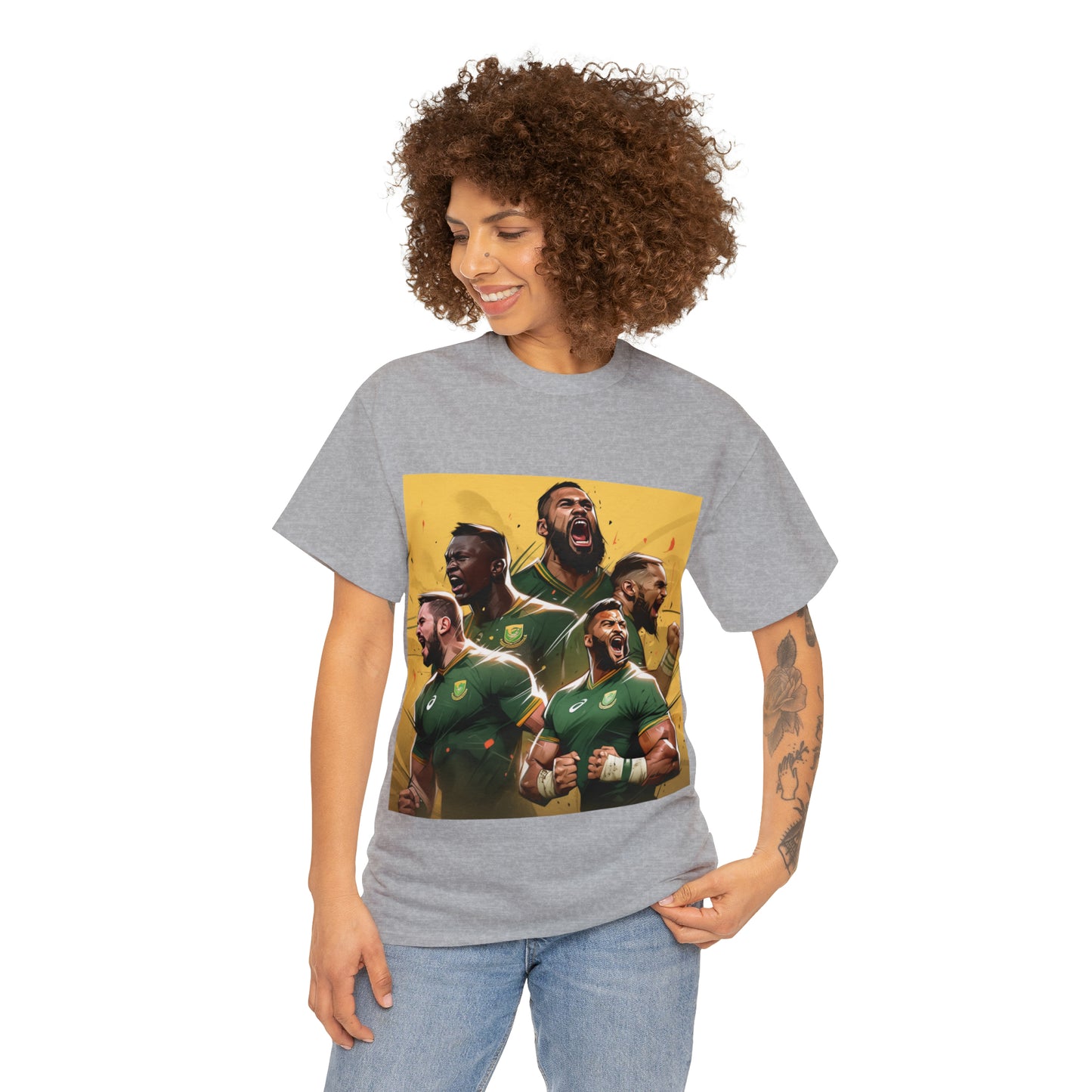 Springboks Celebrating - light shirts