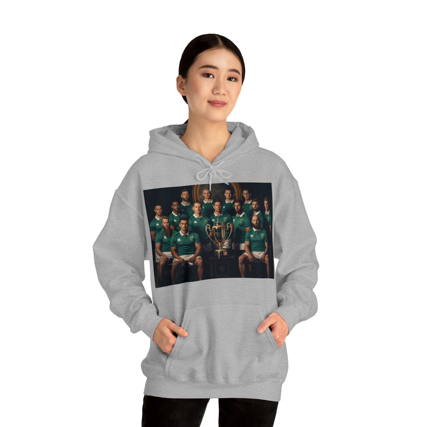 Ireland World Cup photoshoot - light hoodies