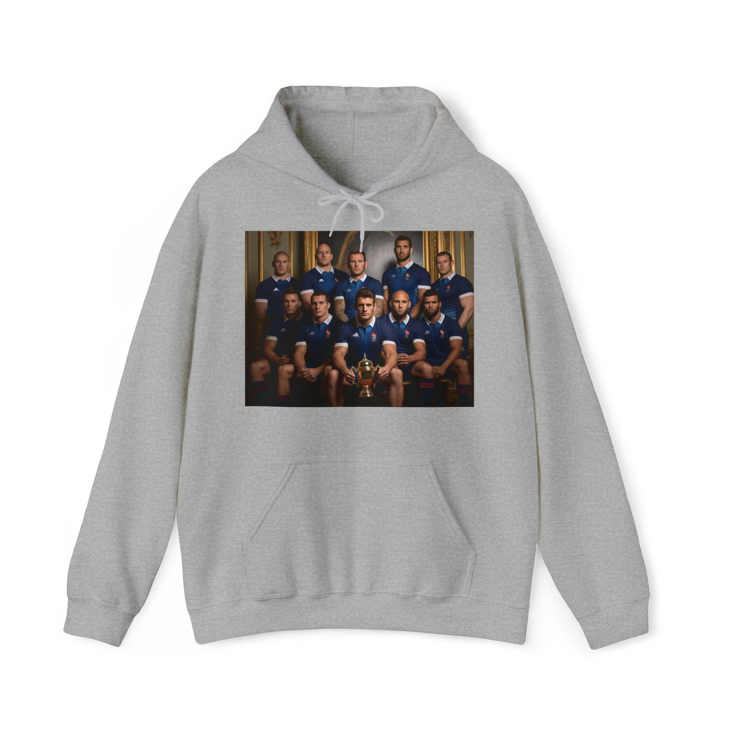 France World Cup Photoshoot - light hoodies