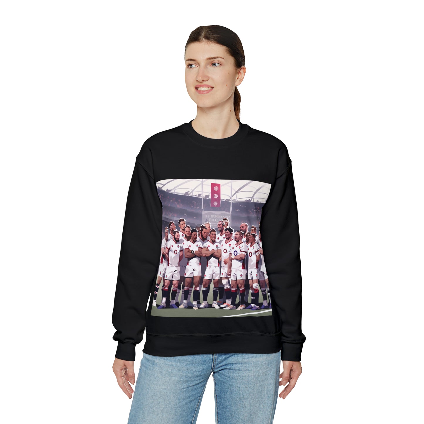 England Full Team - black sweatshirt