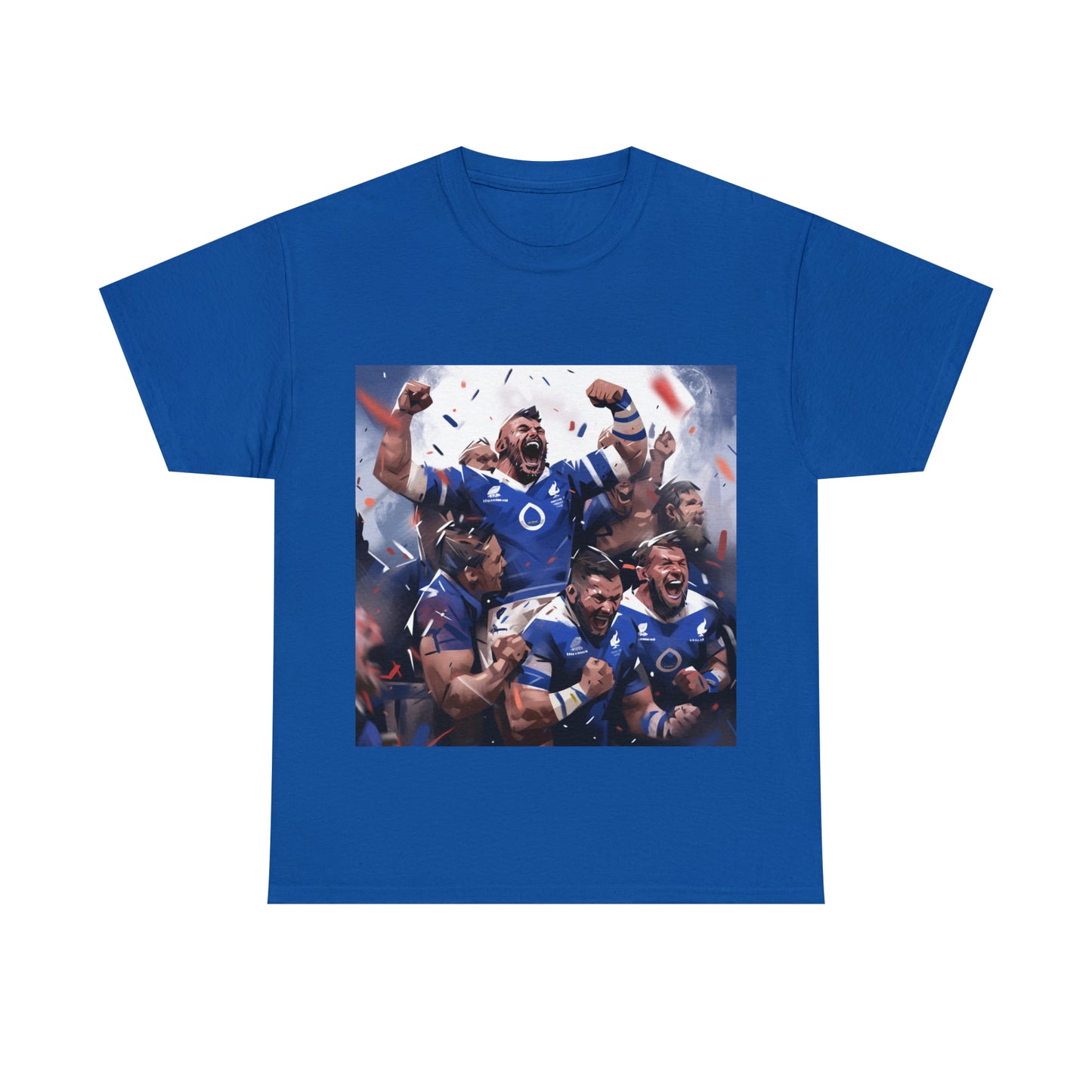 France Celebrating - dark shirts