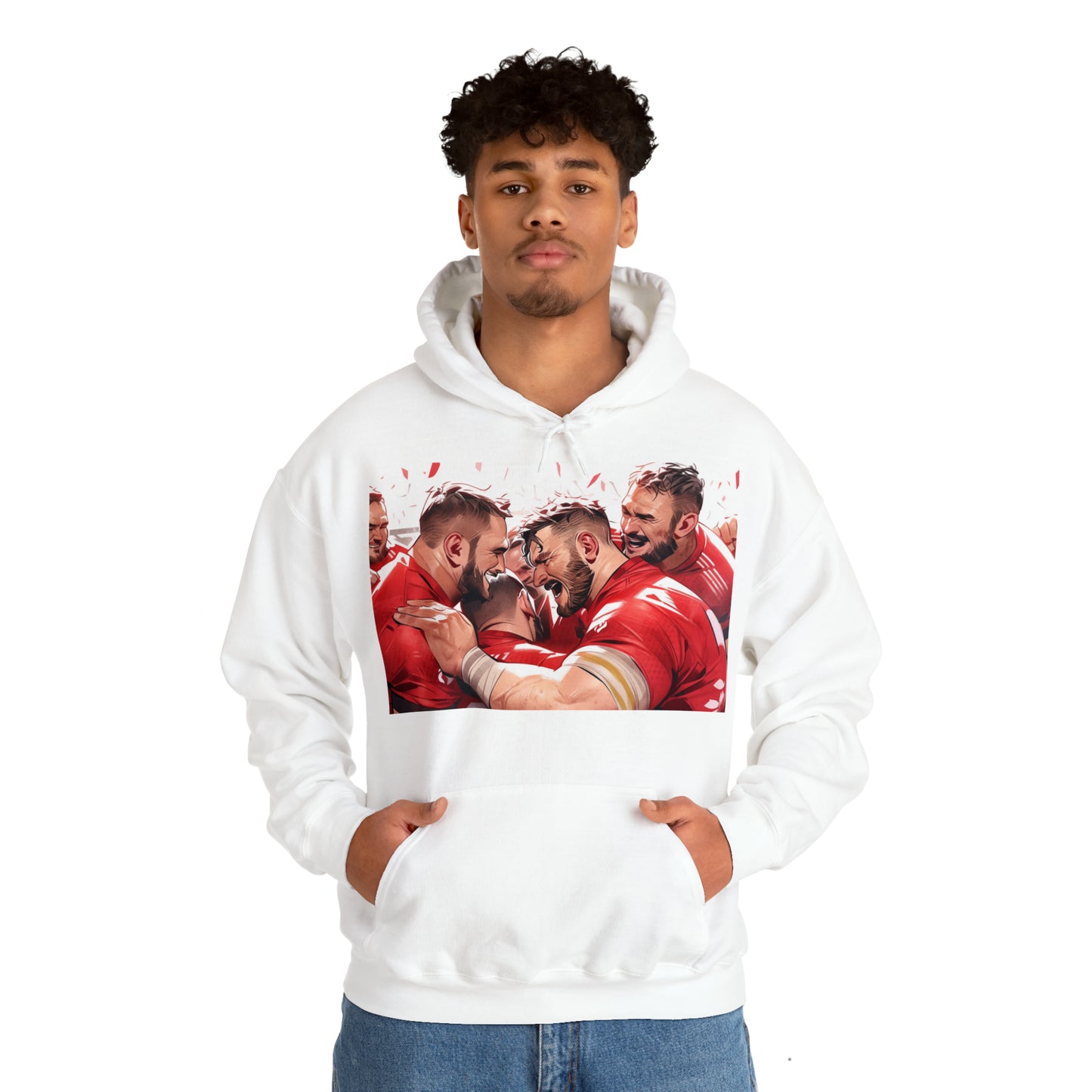 Post Match Wales - light hoodies