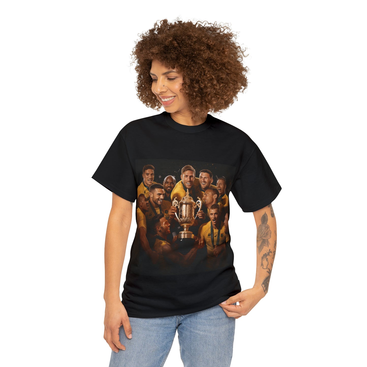 Australia lifting RWC - black shirt