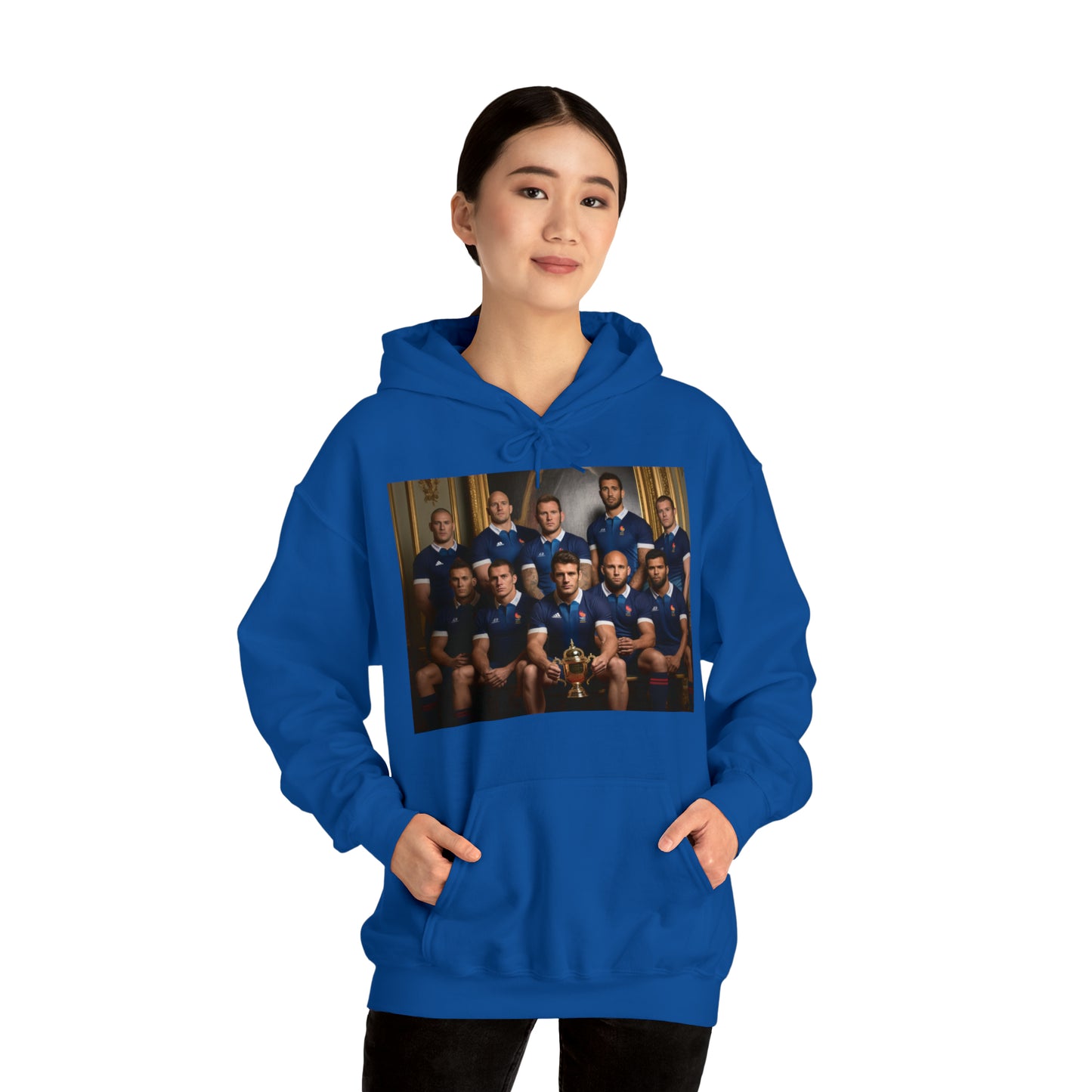 France World Cup Photoshoot - dark hoodies