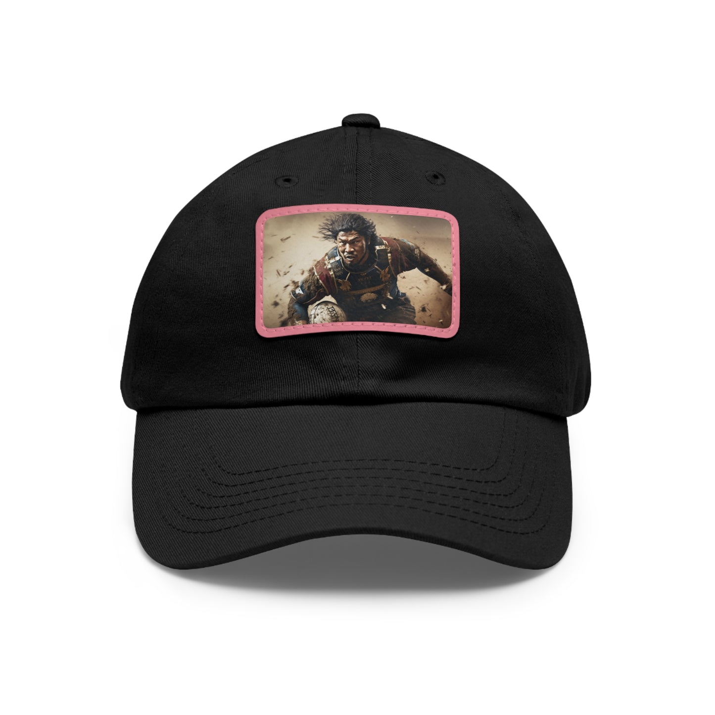 Samurai Rectangle Leather Patch Hat