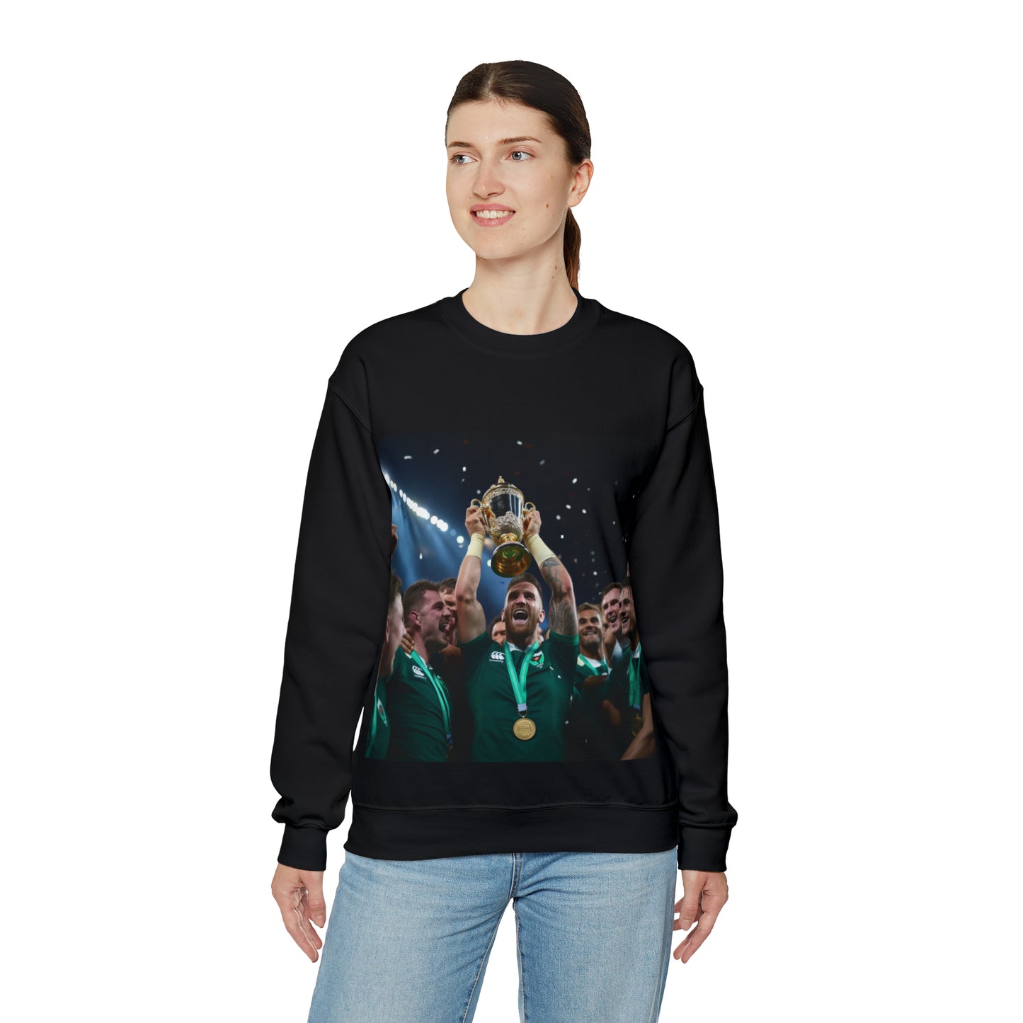 Ireland lifting the RWC - black sweatshirt