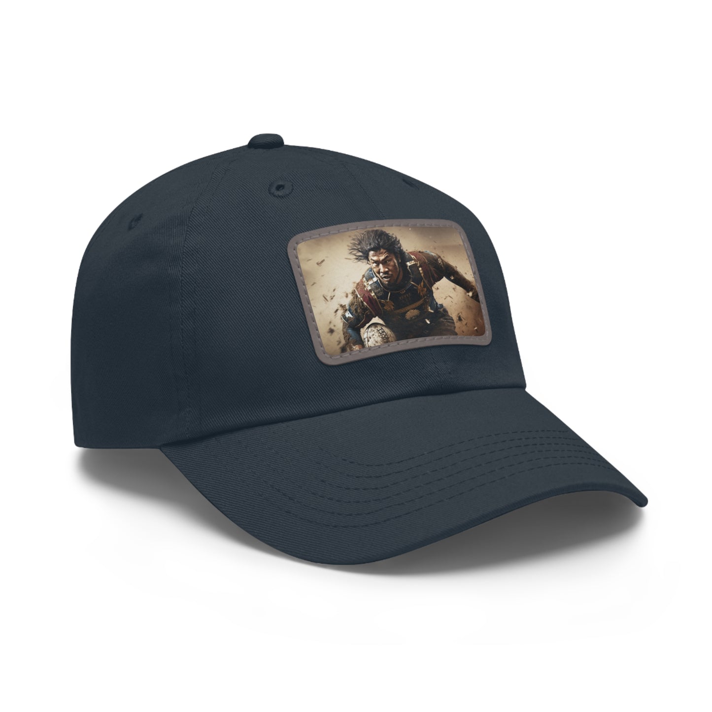 Samurai Rectangle Leather Patch Hat