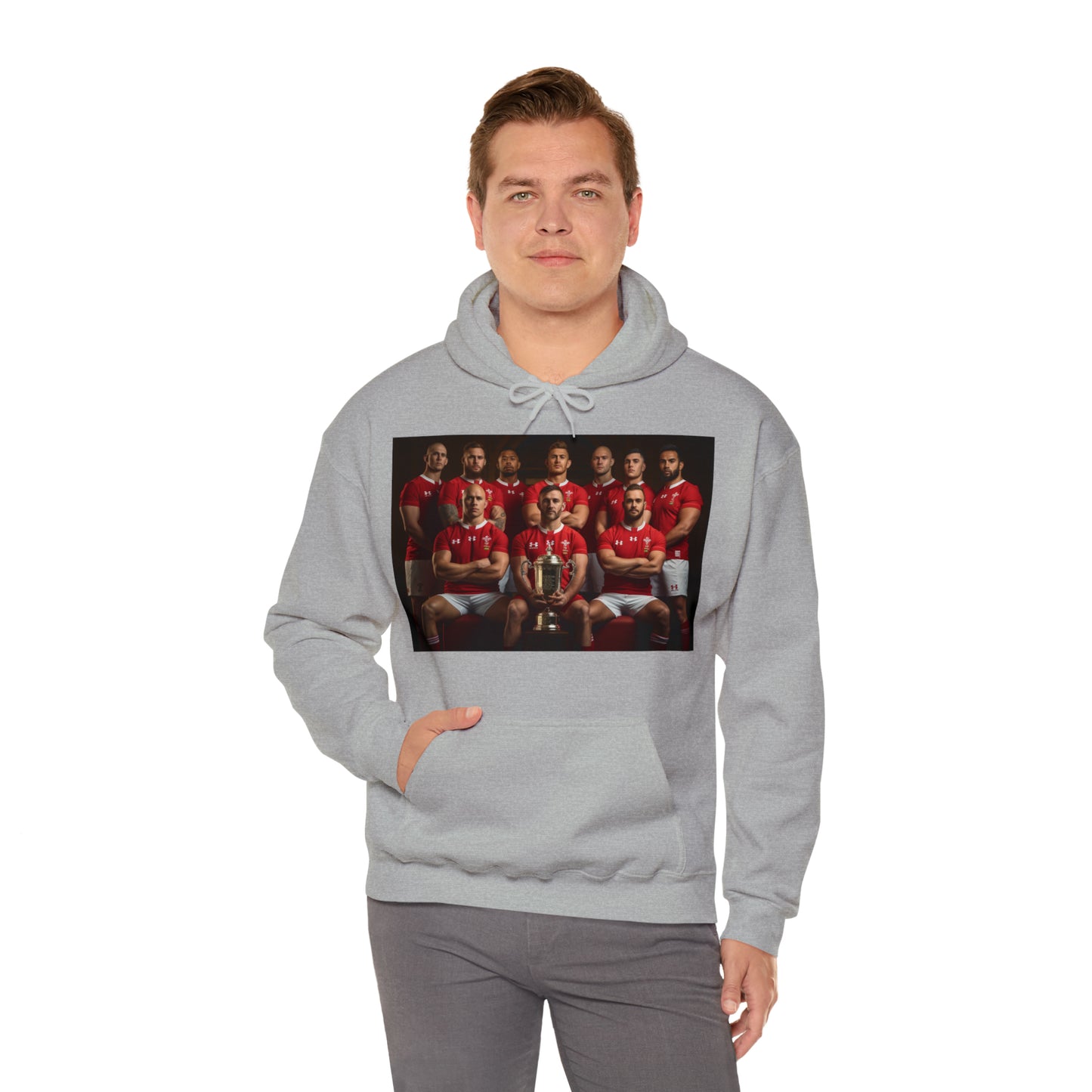 Wales RWC Photoshoot - light hoodies