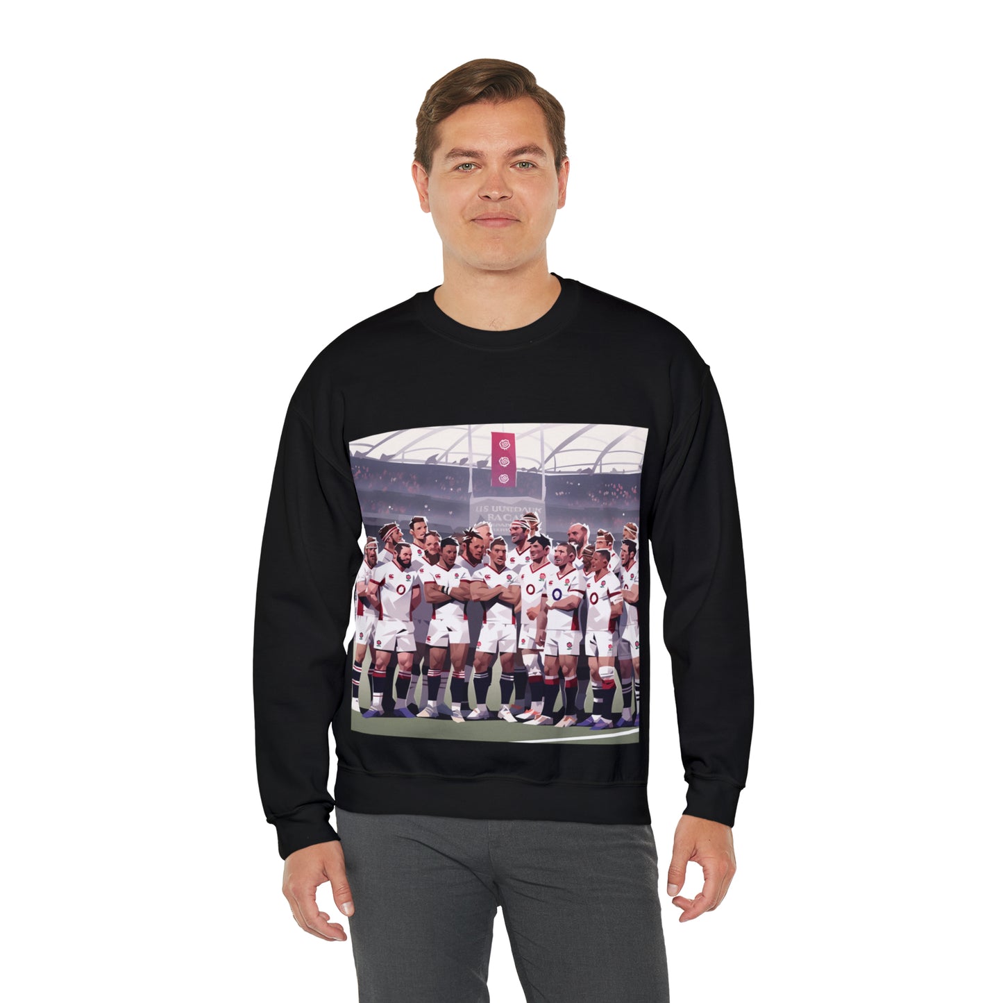 England Full Team - black sweatshirt