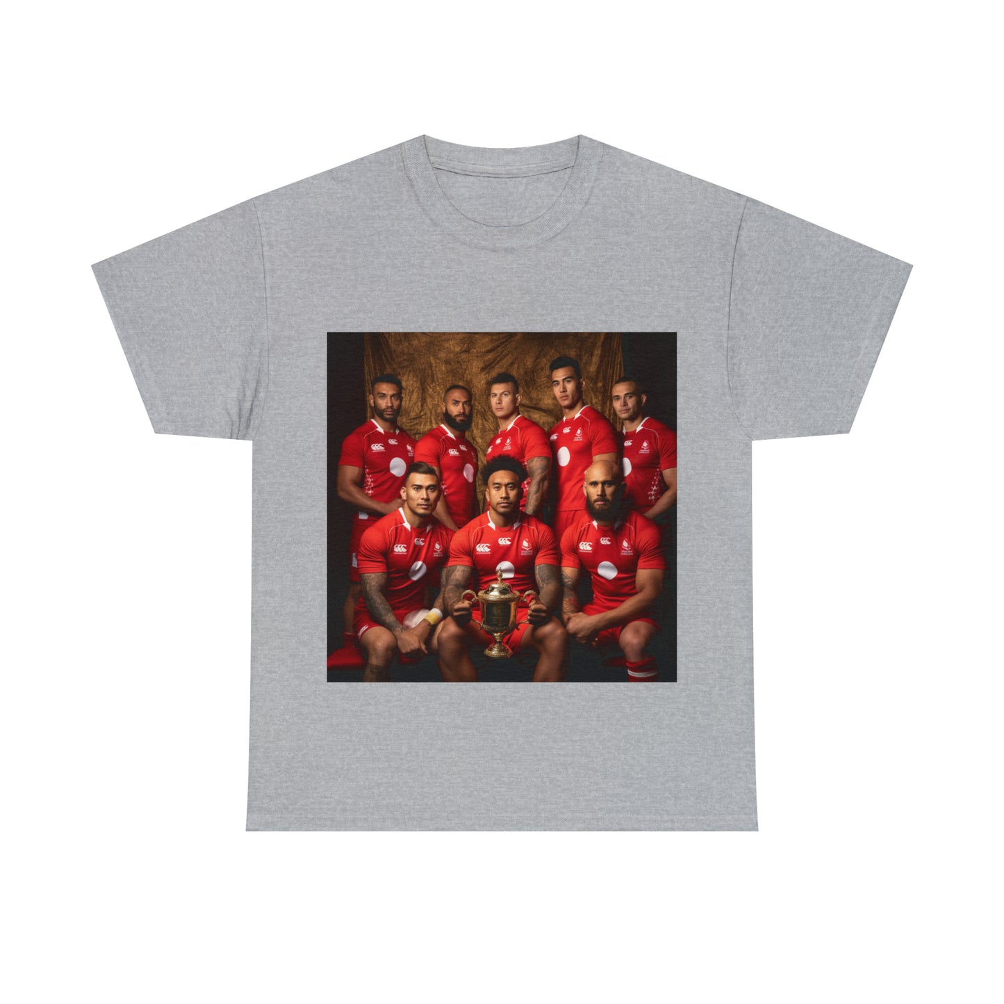 Tonga RWC photoshoot - light shirts