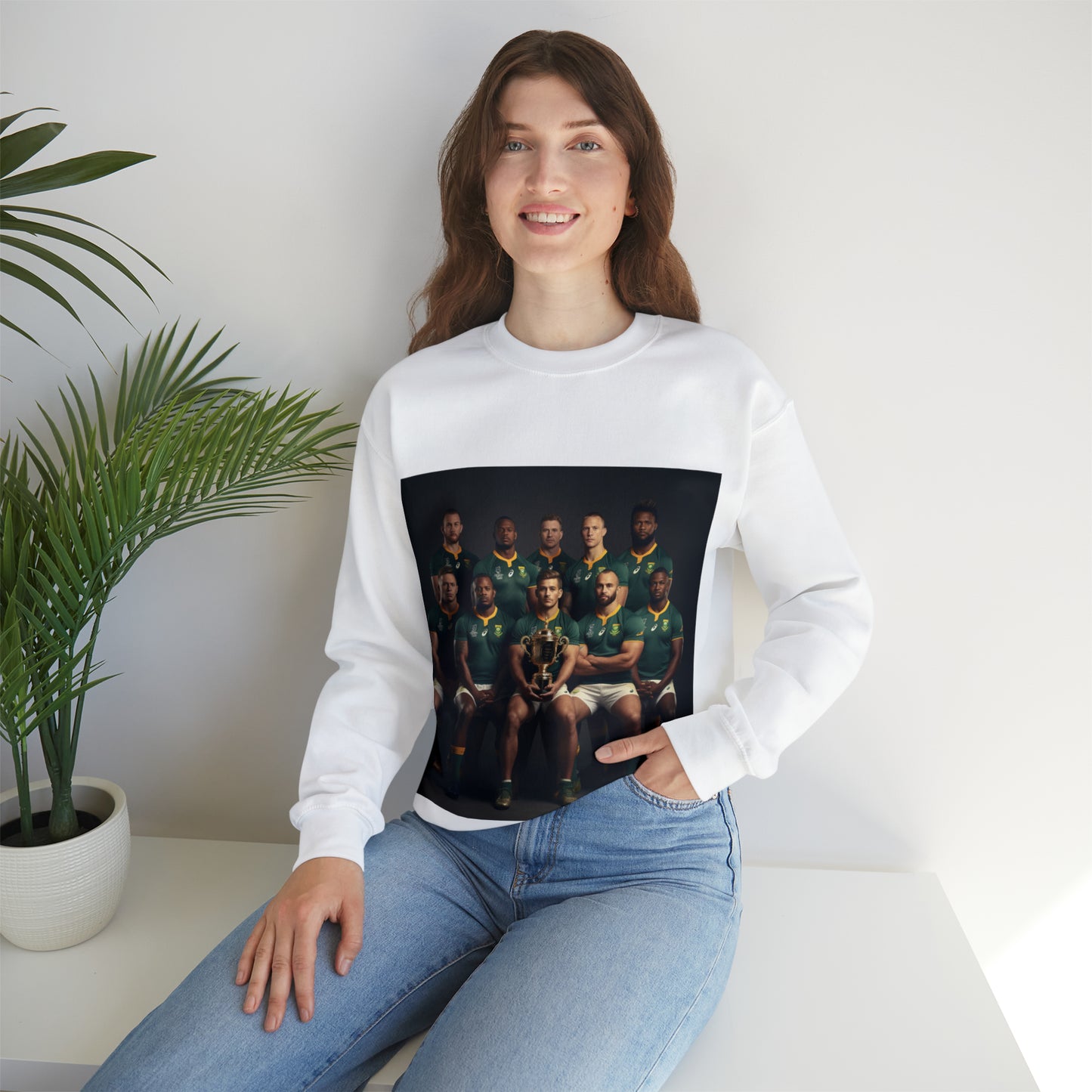 Springbok RWC photoshoot - light sweatshirts