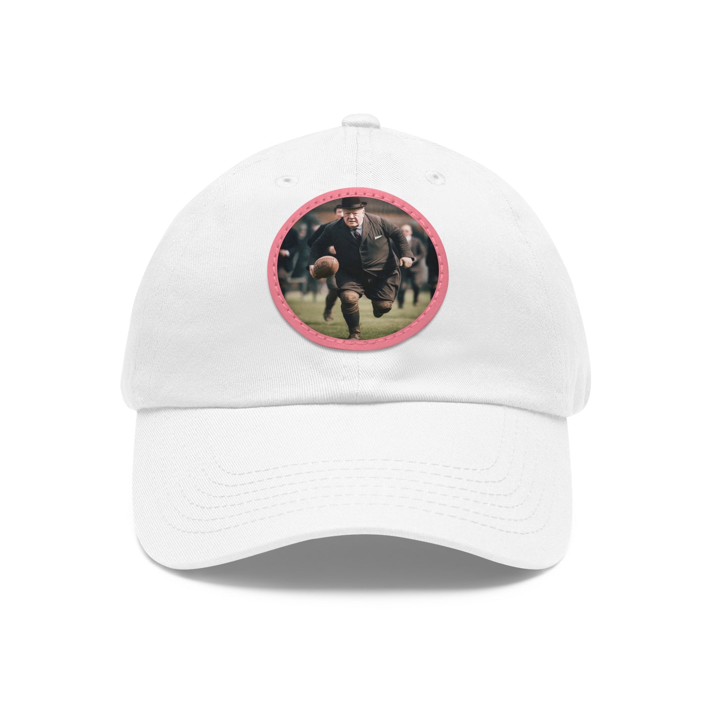 Winston Churchill Round Patch hat