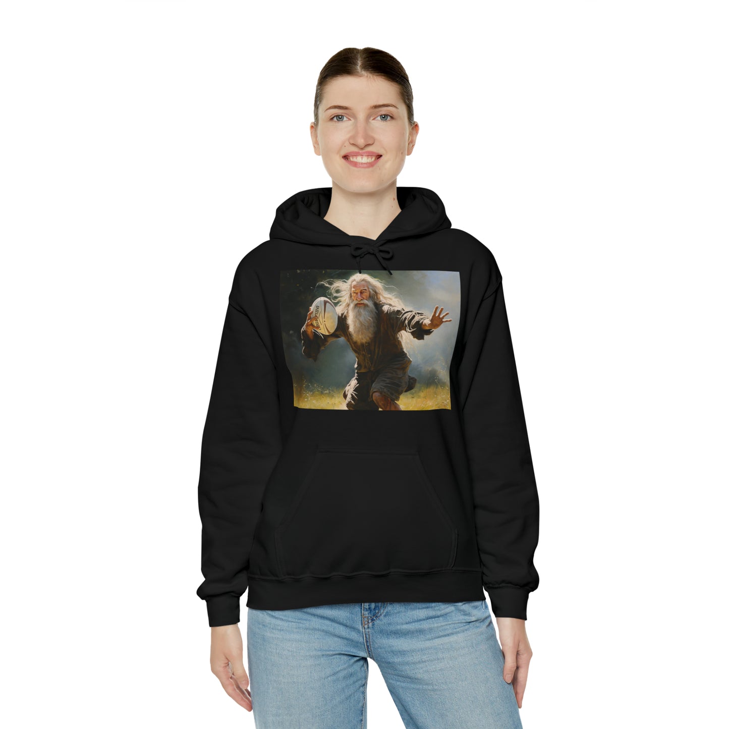 Rugby Gandalf - black hoodie