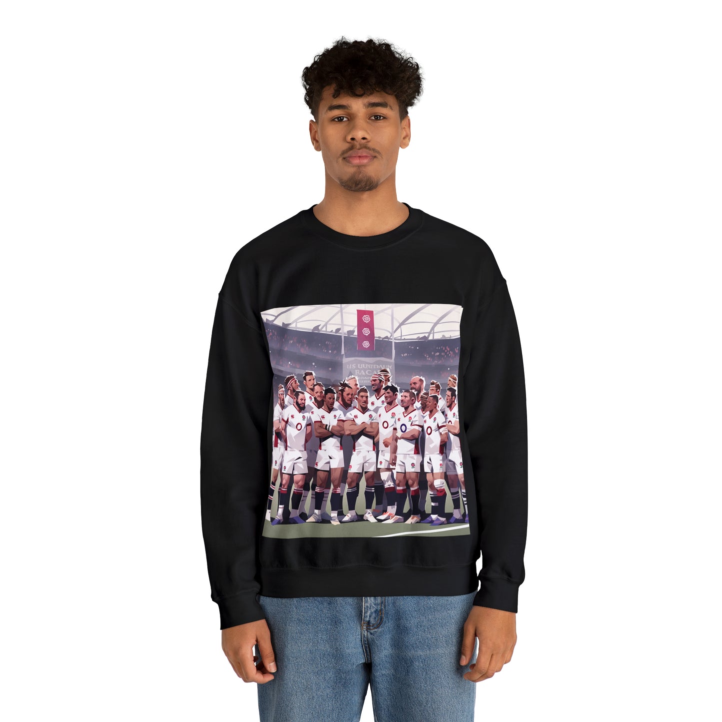 England Full Team - black sweatshirt